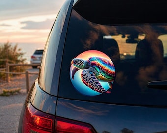 Sea Turtle Sticker | Waterproof, UV Resistant Vinyl Decal