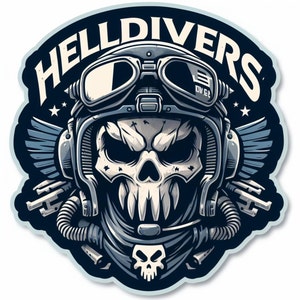 Helldiver Sticker | Waterproof Vinyl Decal