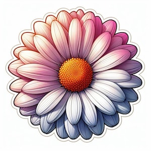 Madeliefjebloem | UV-bestendige, waterdichte vinylsticker