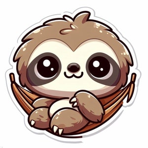 Sloth | Waterproof, UV Resistant Vinyl Decal