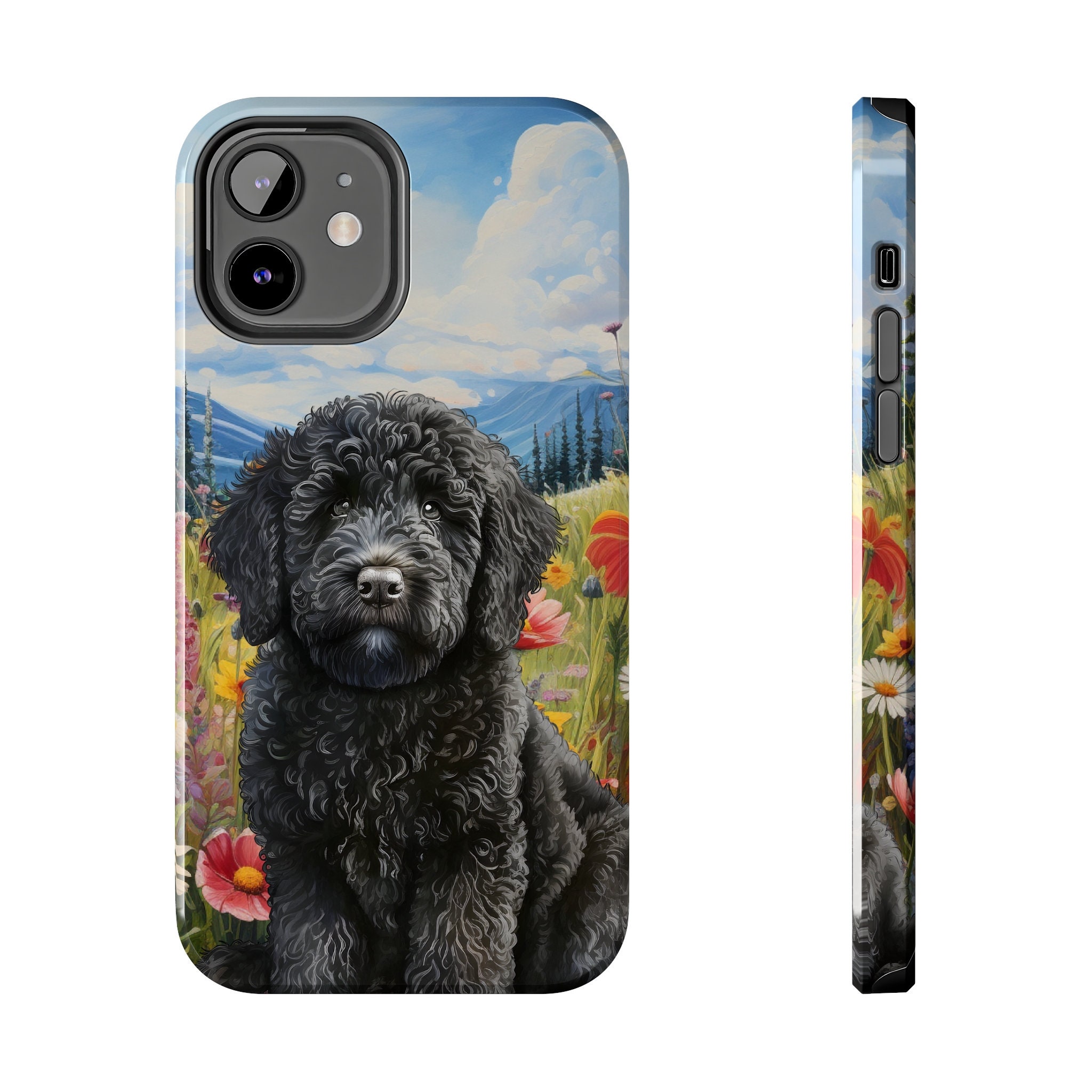 Black Labradoodle iPhone 14 Cases, Goldendoodle Gifts, Dog Mom Phone