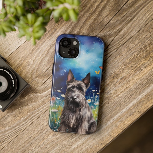 Scottish Terrier iPhone Case, Dog Phone Case, Gift for Scottie Dog Owner, Scottish Terrier Lover Gift, Birthday Scottie Gift, Dog Owner Gift