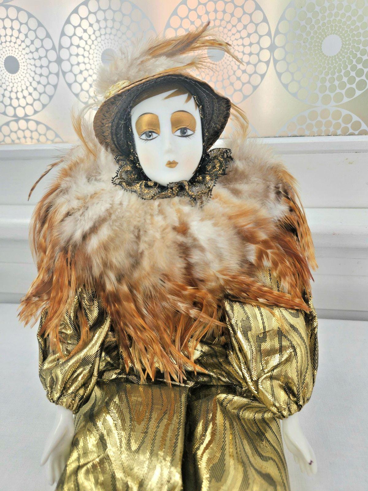 Pierrot Doll - Etsy