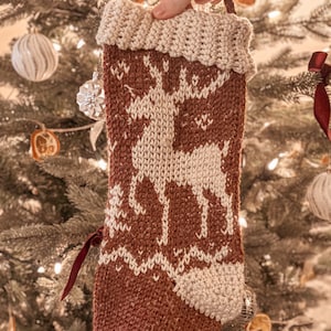 Fair Isle Deer&Tree Pattern
