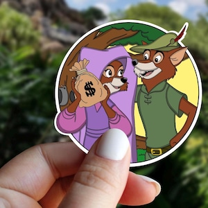 Robin Hood & Maid Marian (Disney Couple Sticker)