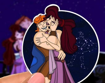 Hercules & Megara (Disney Couple Sticker)