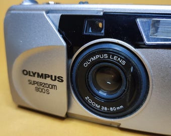 Olympus Superzoom 800S 35mm Film Point and Shoot Camera Tested