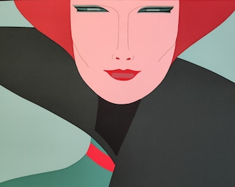 Amelto Dalla Costa, Lady with Bared Bust, Screenprint
