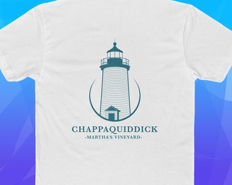 Hombres y mujeres / Chappaquiddick, Martha's Vineyard Lighthouses, Camiseta, Viajes, Mar, Agua, Océano, Emoción