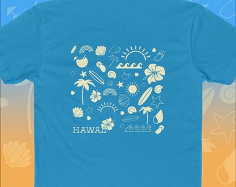 Hombres y Mujeres / Camiseta Hawaiana, Hawaiana, Viajes, Diversión, Playa, Viaje