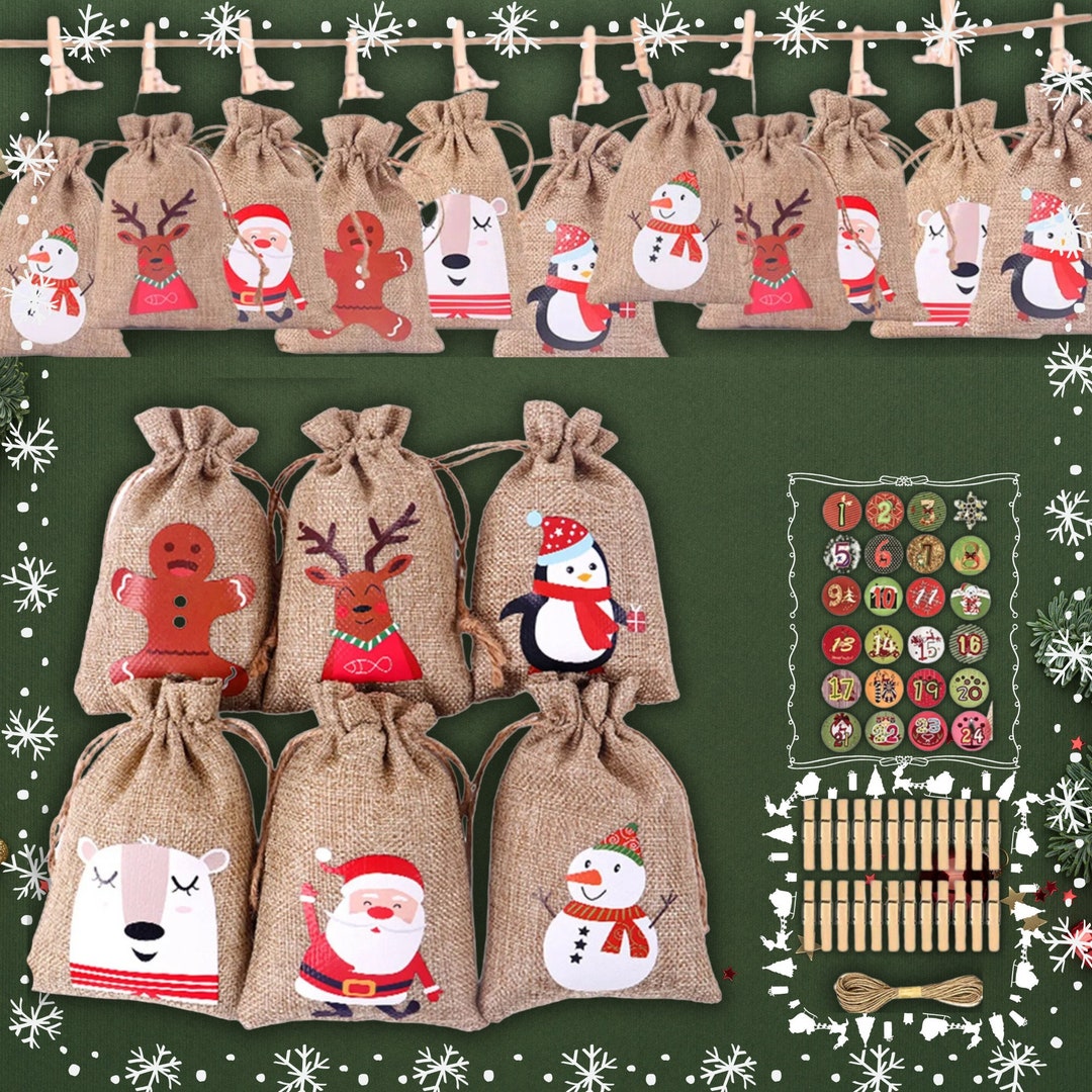 Fill Your Own Advent Calendar For Kids And Family Friends Etsy