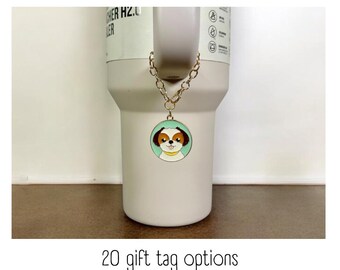 Tumbler Charm - Shih Tzu - Handle Charm - Stanley - HydroJug - Owala - Simple Modern - HydroFlask - BruMate - Gift for Women