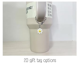Tumbler Charm - Flower - Handle Charm - Stanley - HydroJug - Owala - Simple Modern - HydroFlask - BruMate - Gift for Women - Gift for Her