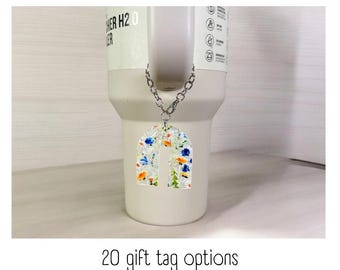 Tumbler Charm - Floral Arch - Handle Charm - Stanley - HydroJug - Owala - Simple Modern - HydroFlask - BruMate - Yeti - Gift for Women