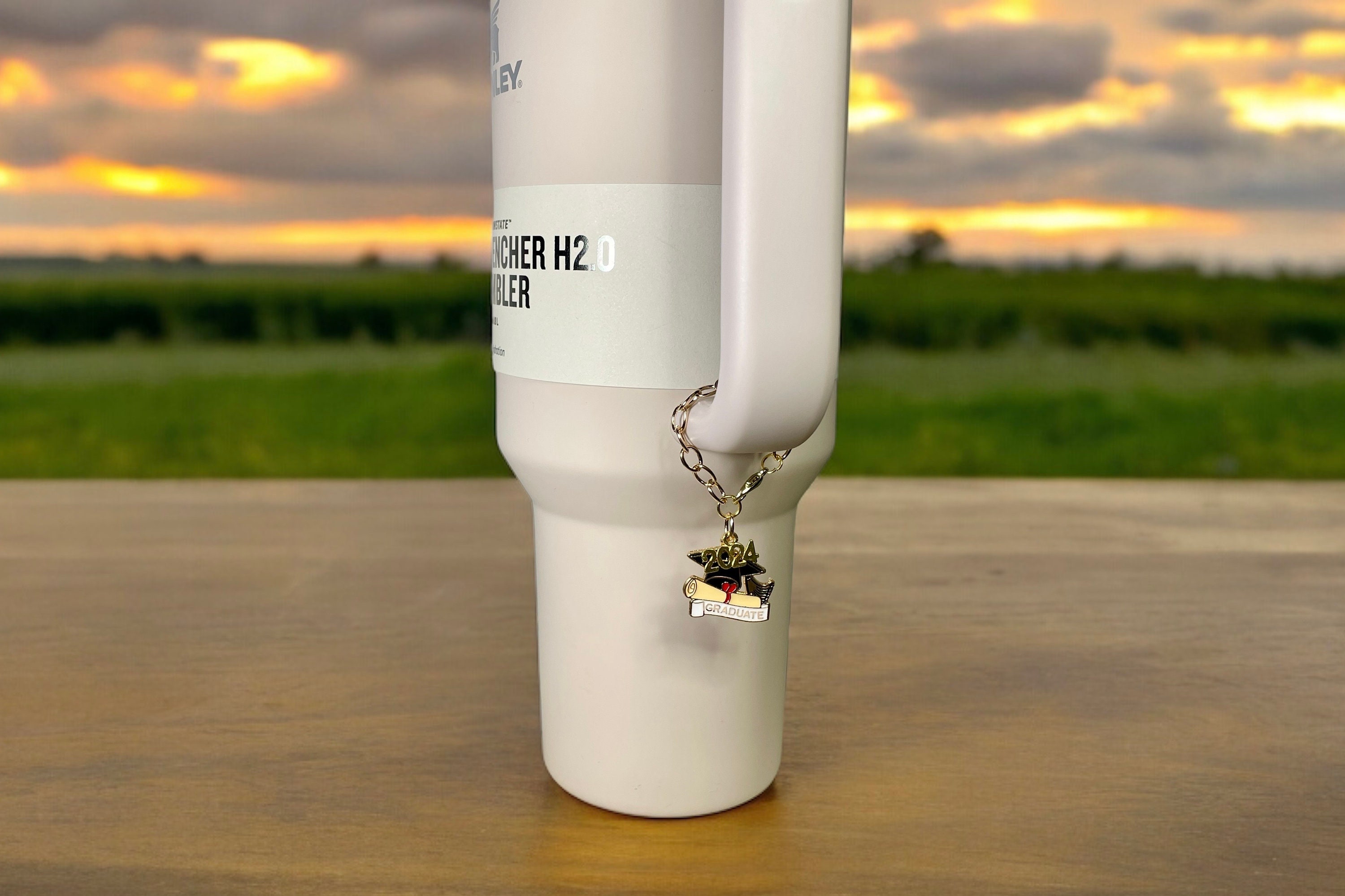 Graduation Handle Tumbler Charm - Graduation - Handle Charm - Stanley - Hydrojug - Owala ...