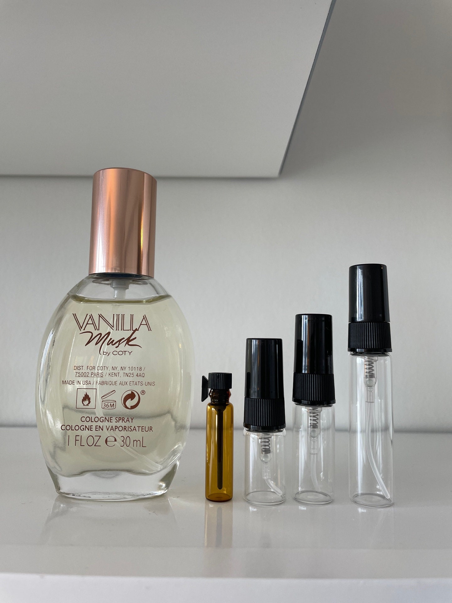 Vintage 'Vanilla Musk' MINI Perfume Oil (Dab On) by COTY~0.375 oz