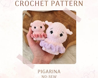 Pigarina No-Sew Crochet Pattern Piggy