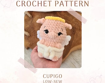 Cupigo Low-Sew Crochet Pattern Piggy