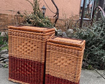 wicker laundry basket with lid natural rattan storage basket bathroom linen storage ecofriendly laundry hamper wicker basket hamper