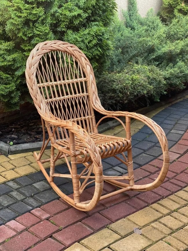 Wicker rocker chairs hotsell