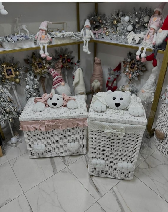 wicker baby clothes basket price