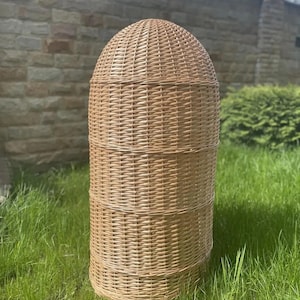 ecofriendly boho hanging lamp rattan pendant lighting handmade wicker lampshade natural rattan chandelier hanging ceiling pendant lampshade
