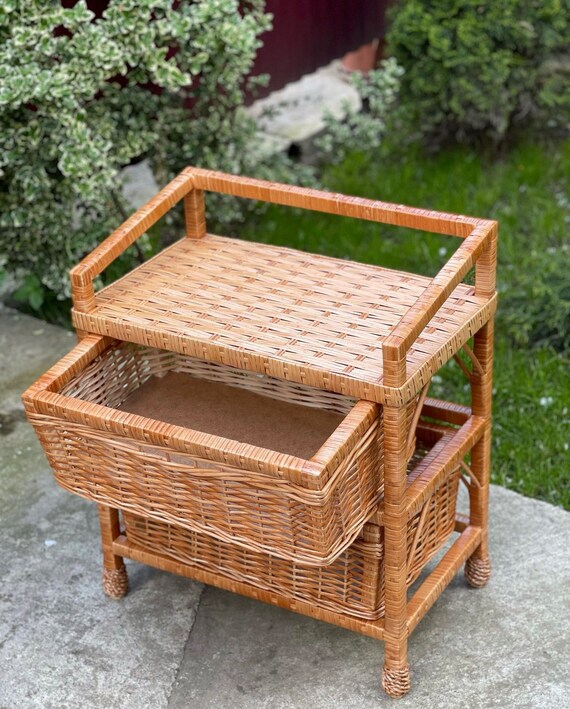 boho wicker dresser Amazon.com: TEENFON Dresser for Bedroom, 47.2''Wide 7 Drawer Rattan Dresser, Wood Dressers TV Stand, Boho Dressers & Chests of Drawers for Bedroom, Entryway, Natural : Home & Kitchen
