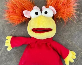 Fraggle Rock Red Hand Puppet Jim Henson Plush 10"