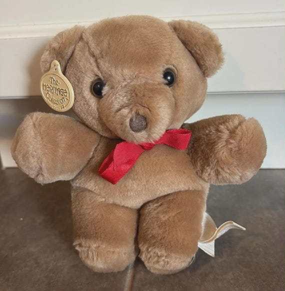 Vintage 1985 Ganz Bros Heritage Collection Brown Bear 9 Inch - Etsy