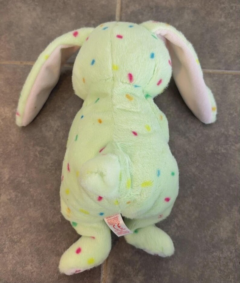 Ty Beanie Baby Bellies - Fern den gröna påskharen 15 cm bild 2