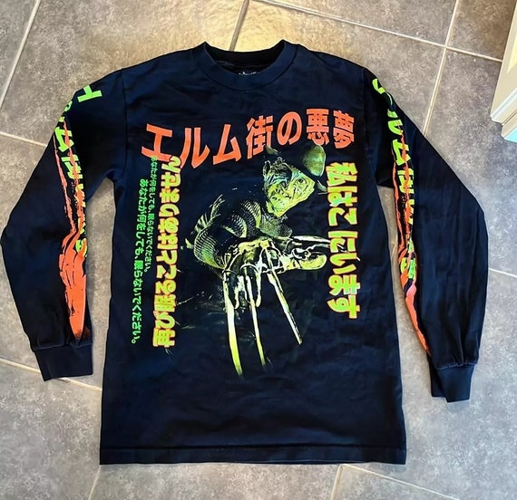 Nightmare on Elm Street Freddy Krugar Japanese Long Sleeve
