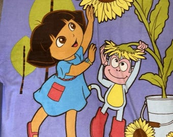 Dora the Explorer and Boots Purple Sunflower Blanket 60x50 Inch - Etsy