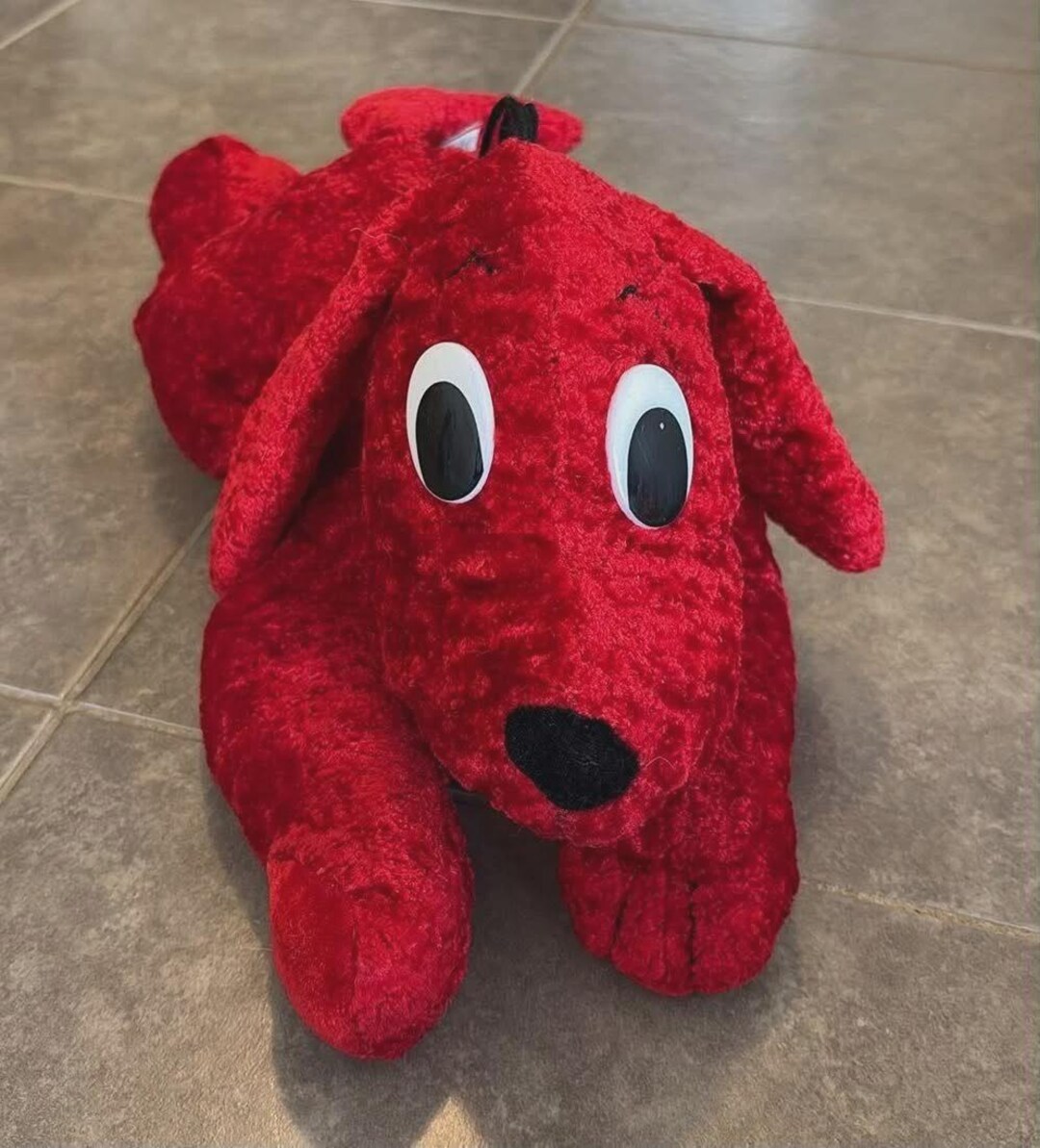 Vintage Scholastic Clifford the Big Red Dog Plush Stuffed Animal