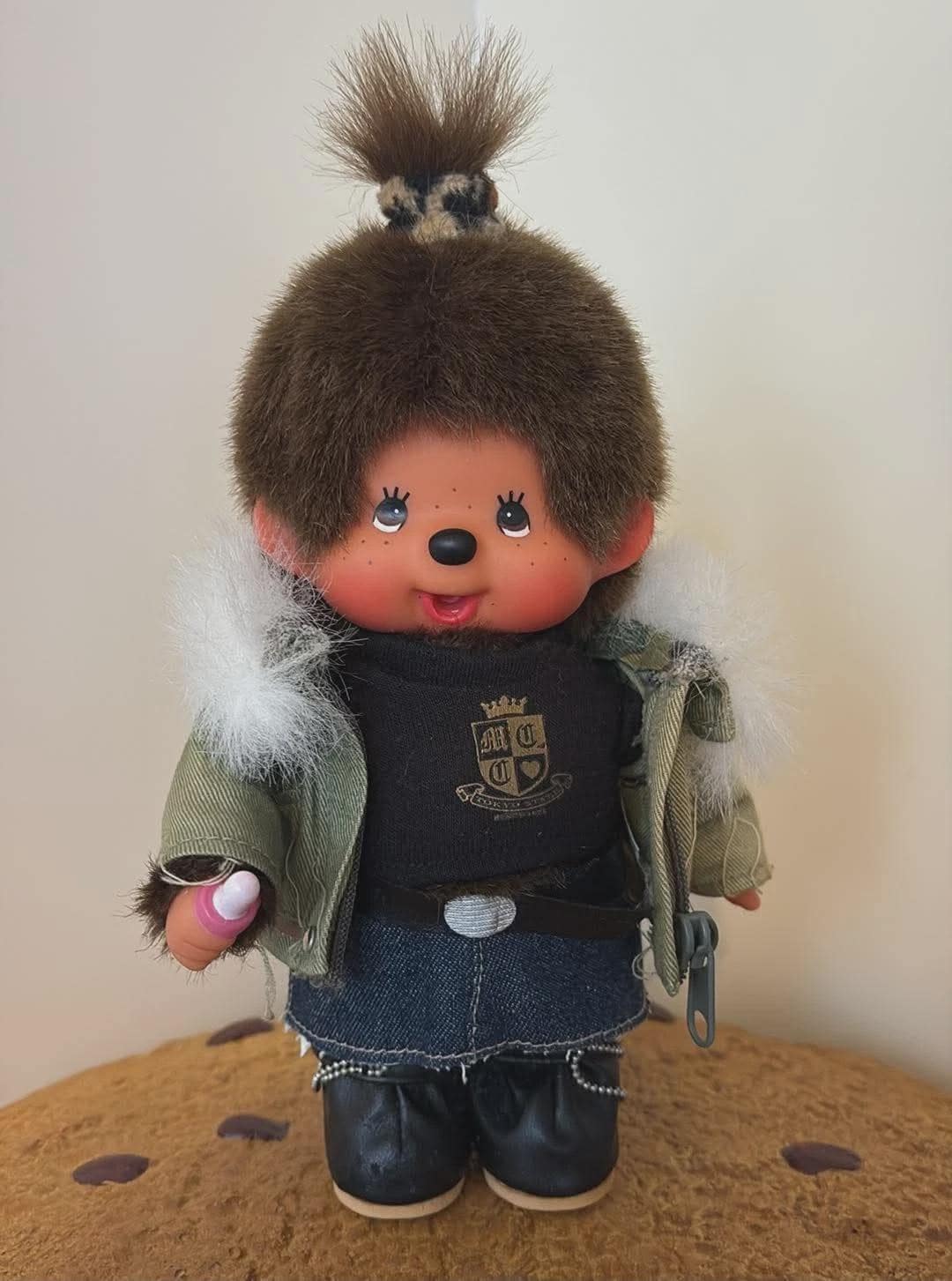 Sekiguchi Monchhichi Tokyo Fashion Plush Jacket Denim Bag READ - Etsy