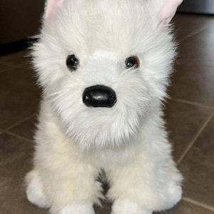 Douglas White Puppy Dog West Highland TERRIER Stuffed Animal 13 inch