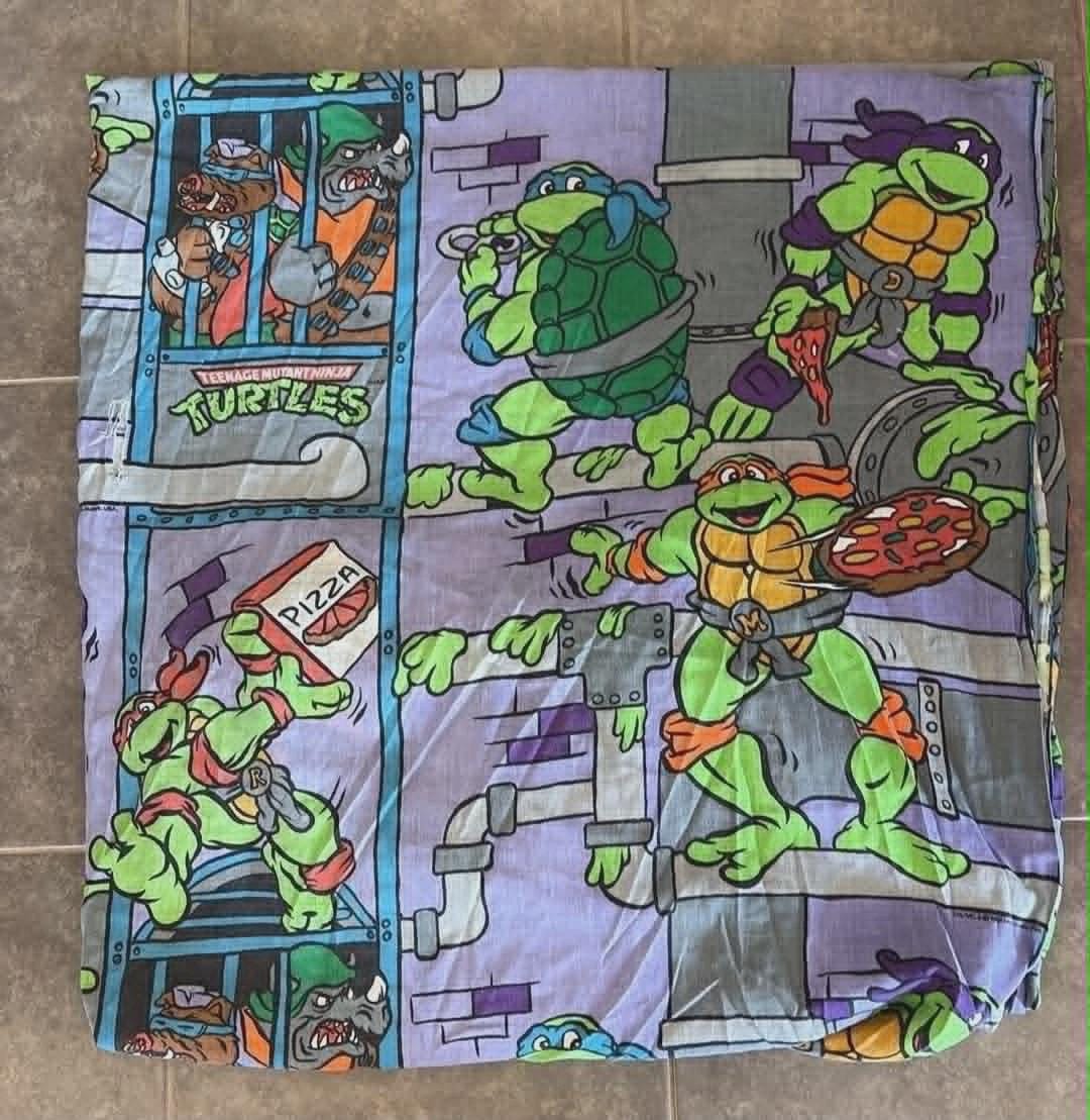 Vintage Teenage Mutant Ninja Turtles Bedding - Etsy
