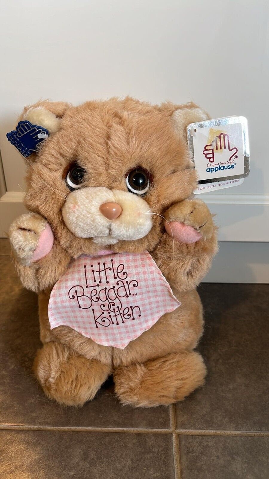 Applause 1984 Little Beggar Kitten Plush 12 Inch With Tag - Etsy UK