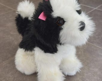 Douglas Shih Tzu Dog Plush Black/White 10” The Cuddle Toy Stuffed Animal