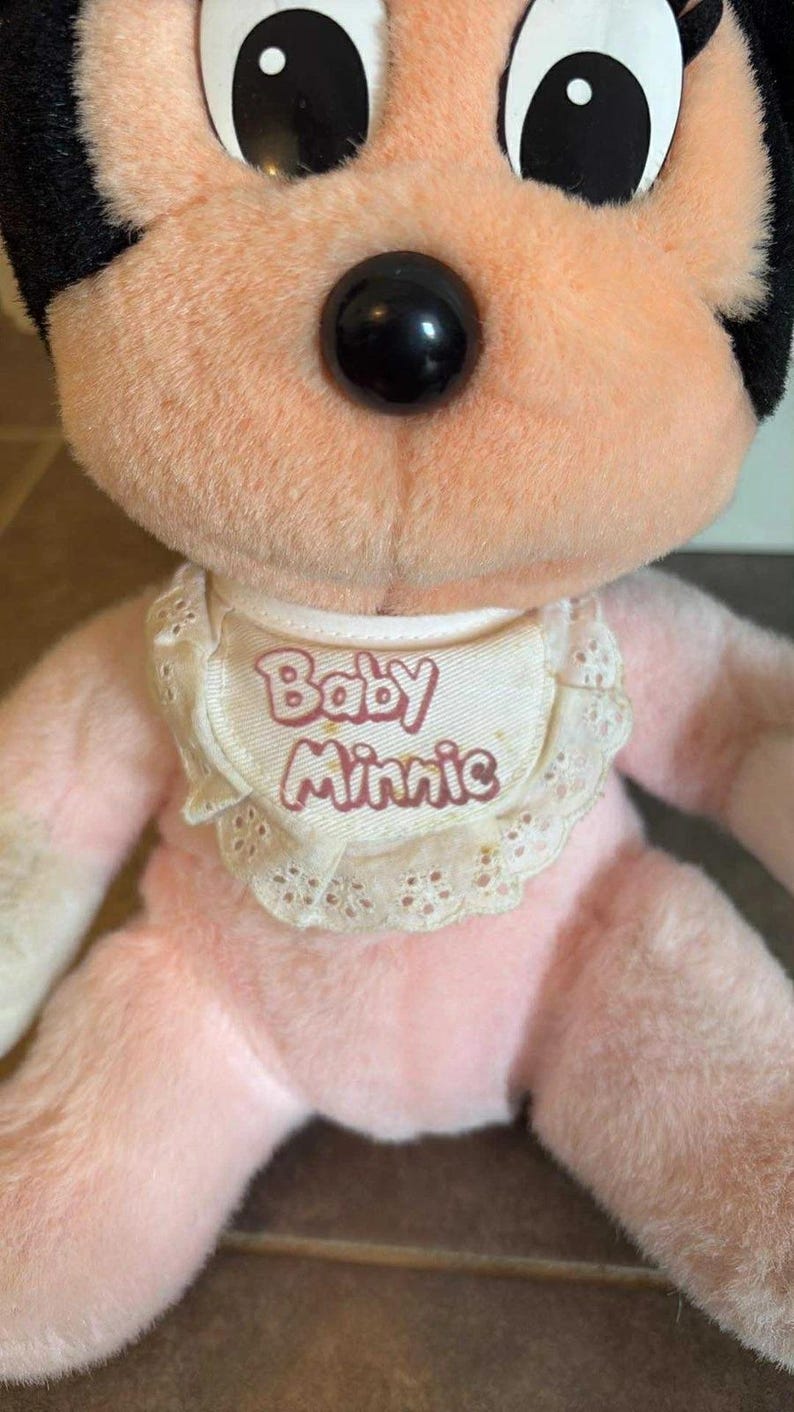 Peluche de Minnie Mouse de Disneyland, Disney World, con canción musical imagen 2