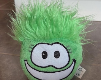 Disney Club Penguin Green Puffle 4" Plush Stuffed Animal
