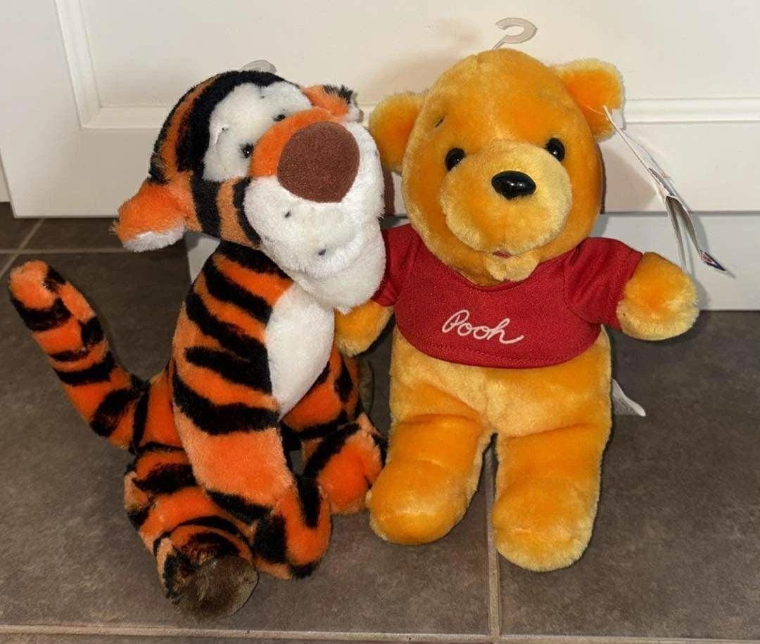 レア⭐️レトロ マテル社くまのプーさんティガーBIGぬいぐるみ くまの
