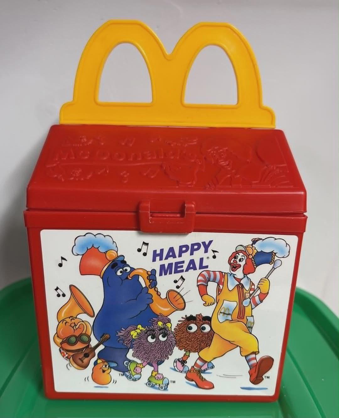 1989 fisher price happy meal box Vintage 1989 Fisher Price Mcdonald's Happy Meal Box Just Box