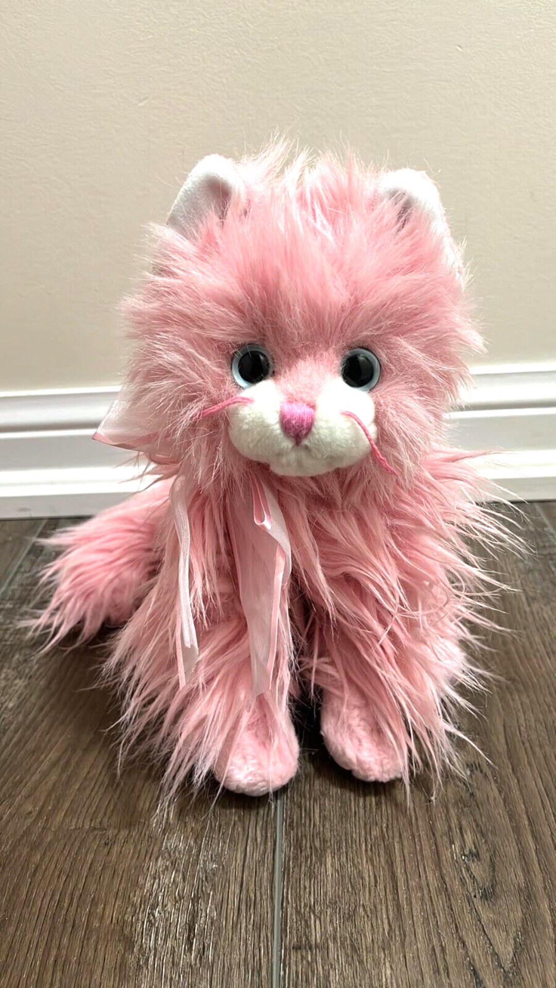 Ty Classic Jeweled the Pink Cat Plush Toy Etsy