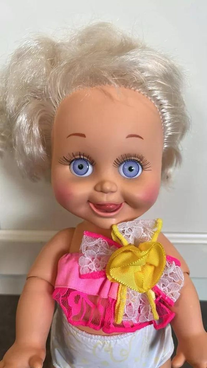 Poupée baby face, Delightful Dee Dee, vintage 1990 LGTI Doll 13 Face numéro 8, Galoob Baby Face, poupée articulée - France