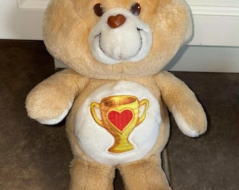 ケアベア チャンプベア 9インチ 座った青いクマのぬいぐるみ - Etsy 日本