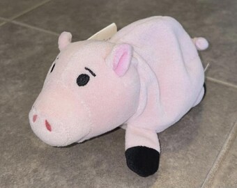 Disney Store Toy Story Mini Bean Bag Hamm Pig Plush 7 inch
