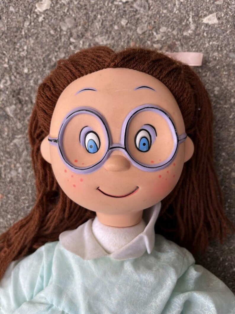 Vintage Ivy Cottage Violet Pickles Miss Biscuit Rag Doll With Teddy