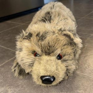 グリズリーベア ぬいぐるみ フォークマニス ハンドパペット ブラウン