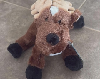 Jellycat London Marty Moose Woodland Plush Stuffed Animal Scarf