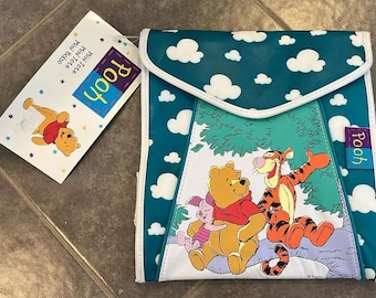 Vintage Winnie The Pooh Diaper Bag Mini Tote Bag Tigger Piglet 1990s